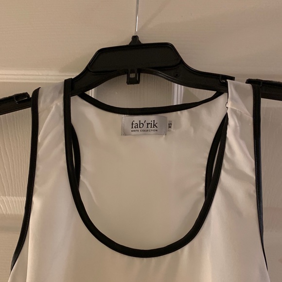 fab'rik Tops - Adorable white silk tank from Fabrik!